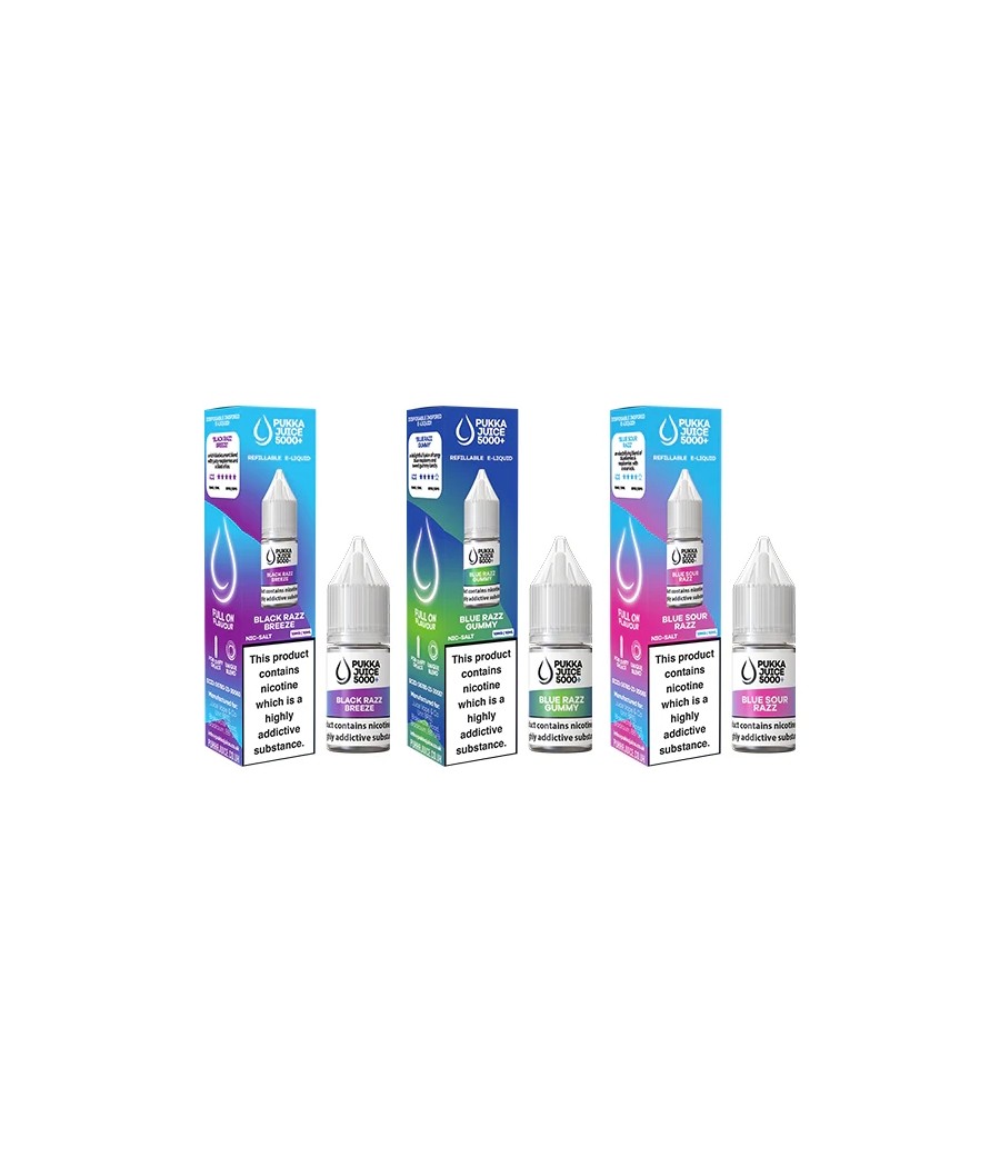 10mg Pukka Juice 5000+ 10ml Nic Salt (50VG/50PG)