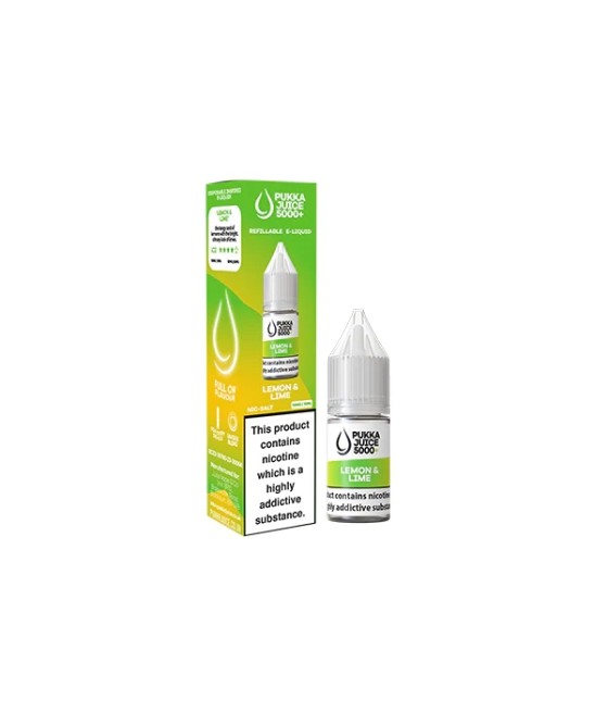 10mg Pukka Juice 5000+ 10ml Nic Salt (50VG/50PG)