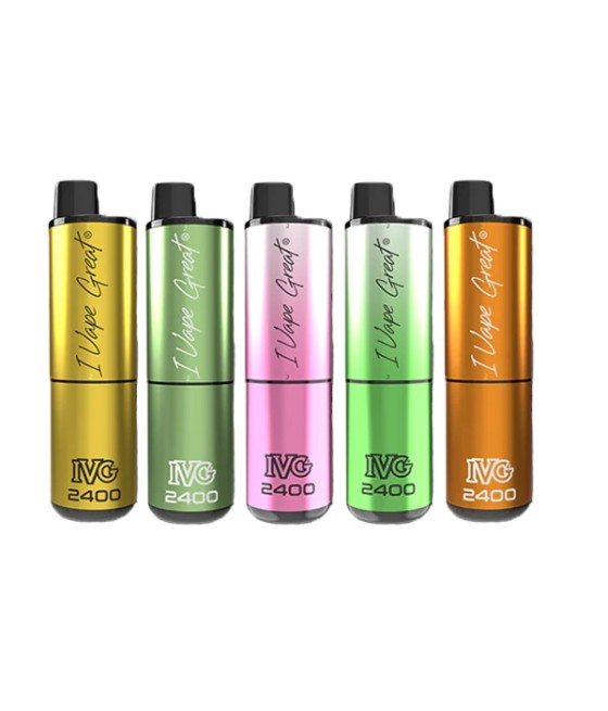 20mg IVG 2400 4 in 1 Multi Edition Rechargeable Pod Vape Kit 2400 Puffs