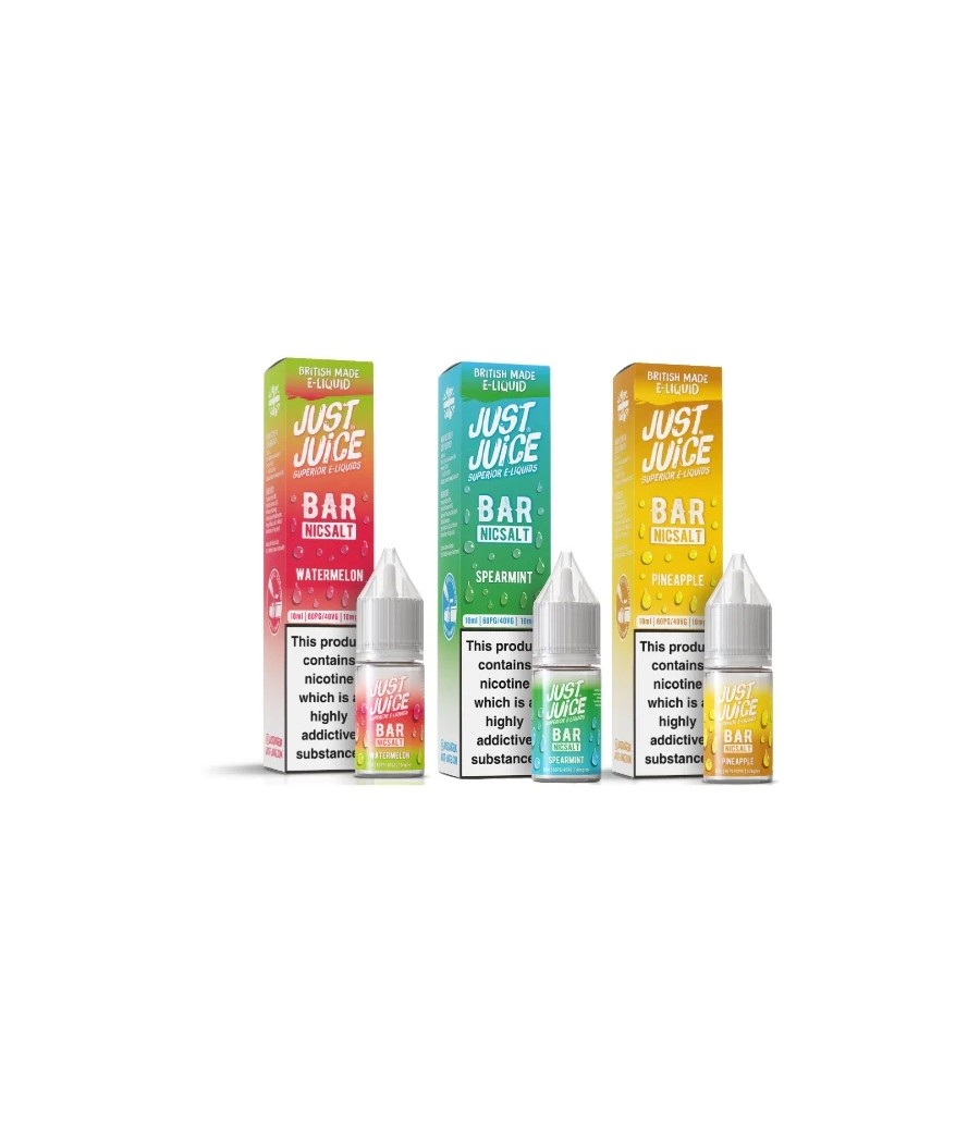10mg Just Juice Bar 10ml Nic Salt (40VG/60PG)