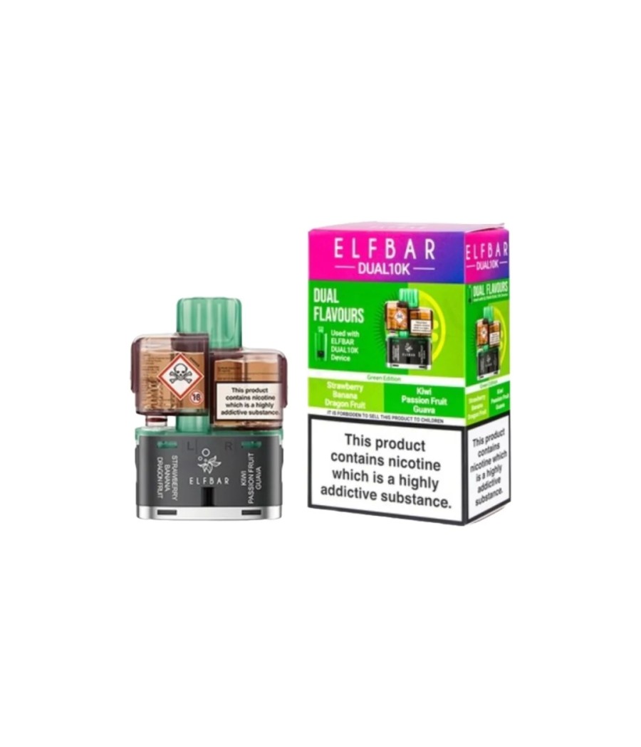 20mg ELFBAR Dual 10K Prefilled Pod Pack 10000 Puffs