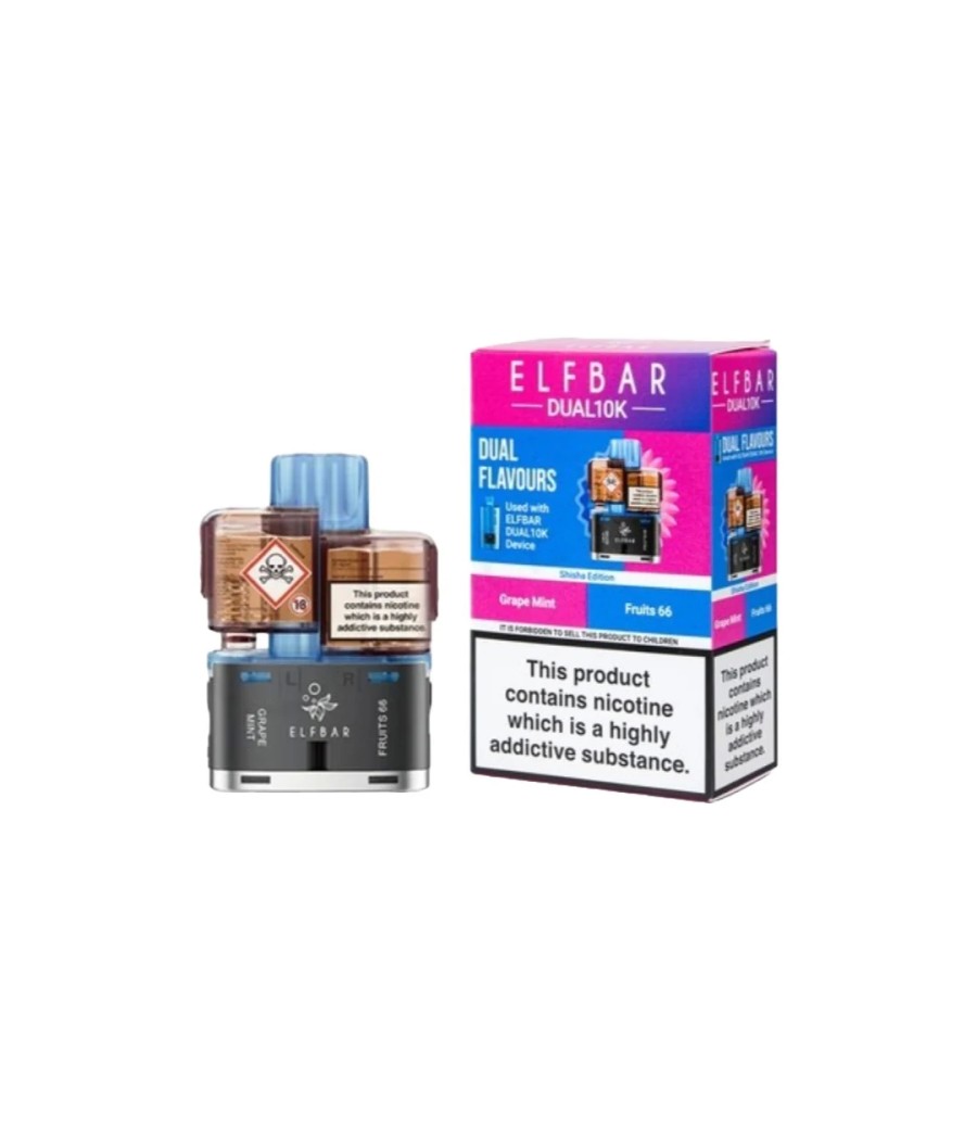 20mg ELFBAR Dual 10K Prefilled Pod Pack 10000 Puffs