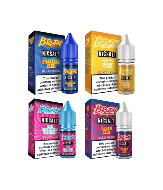 20mg Just Juice Brutal Drinks 10ml Nic Salt (50VG/50PG)
