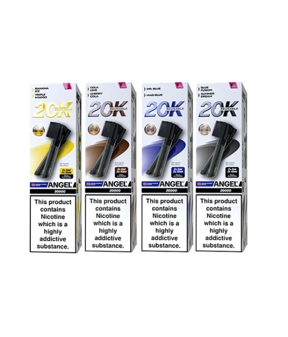 20mg Angel 20k Pods By Vapes Bars Prefilled Pods 20000 Puffs