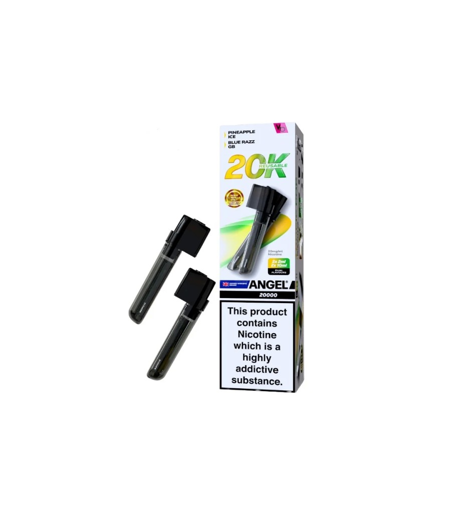 20mg Angel 20k Pods By Vapes Bars Prefilled Pods 20000 Puffs