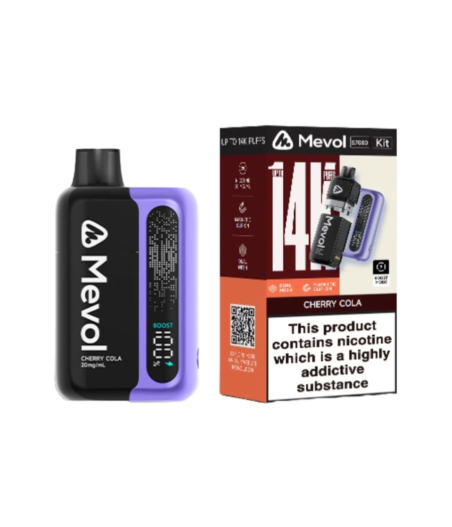 20mg Mevol S7000 Prefilled Pod Vape Kit 14k puffs