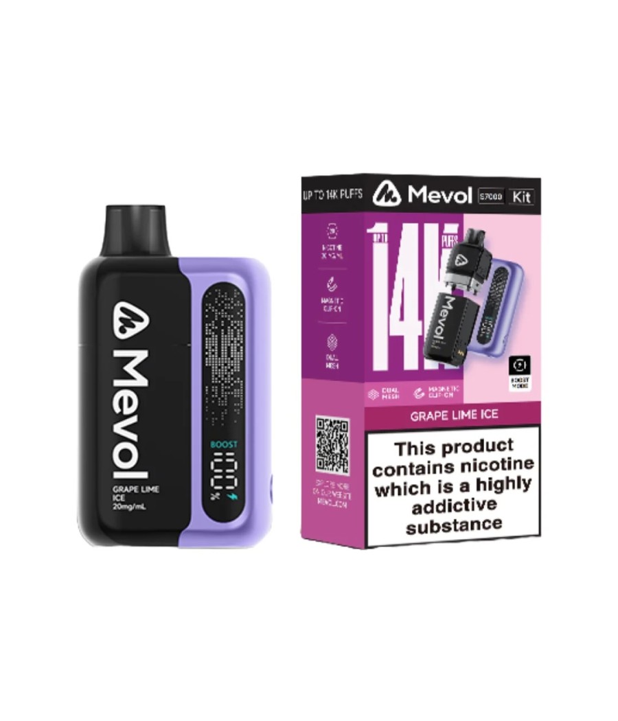 20mg Mevol S7000 Prefilled Pod Vape Kit 14k puffs