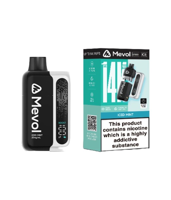 20mg Mevol S7000 Prefilled Pod Vape Kit 14k puffs
