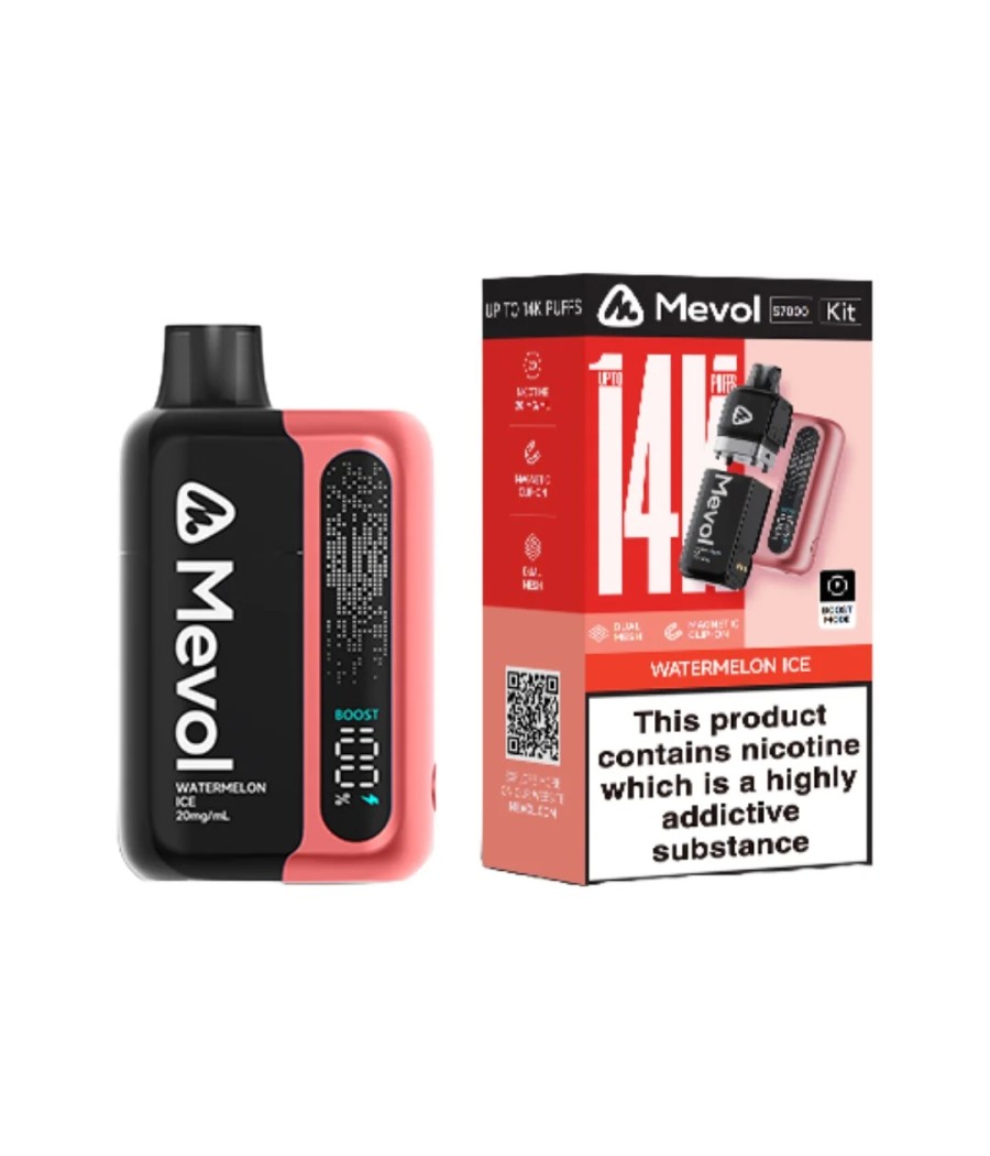20mg Mevol S7000 Prefilled Pod Vape Kit 14k puffs