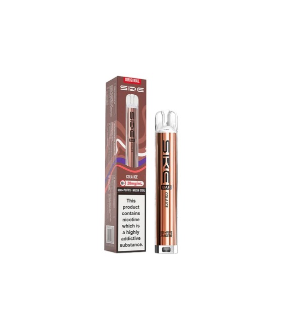 20mg SKE Bar 600 Rechargeable Prefilled Pod Vape Kit