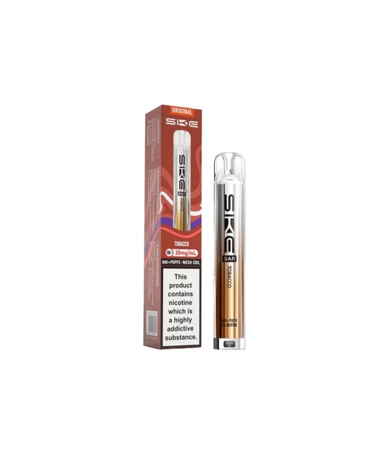 20mg SKE Bar 600 Rechargeable Prefilled Pod Vape Kit
