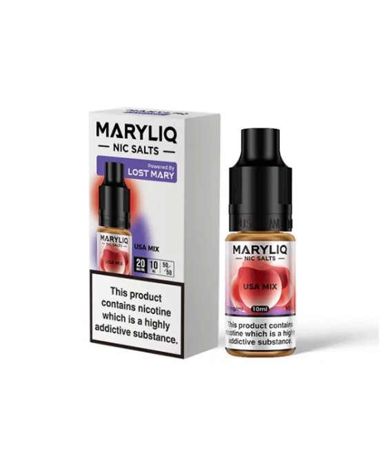 20mg MARYLIQ Nic Salt By Lost Mary 10ml (50VG/50PG)