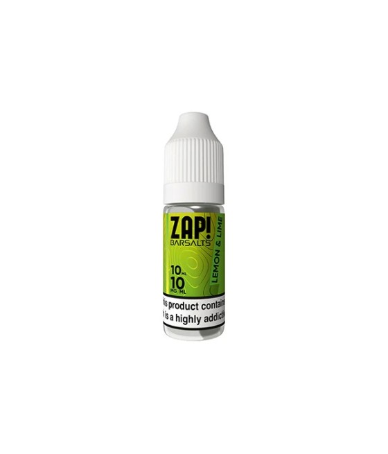 10mg ZAP! Bar Salts Nic Salt 10ml (50VG/50PG)