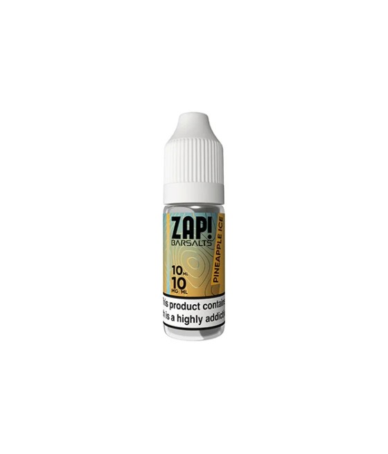 10mg ZAP! Bar Salts Nic Salt 10ml (50VG/50PG)