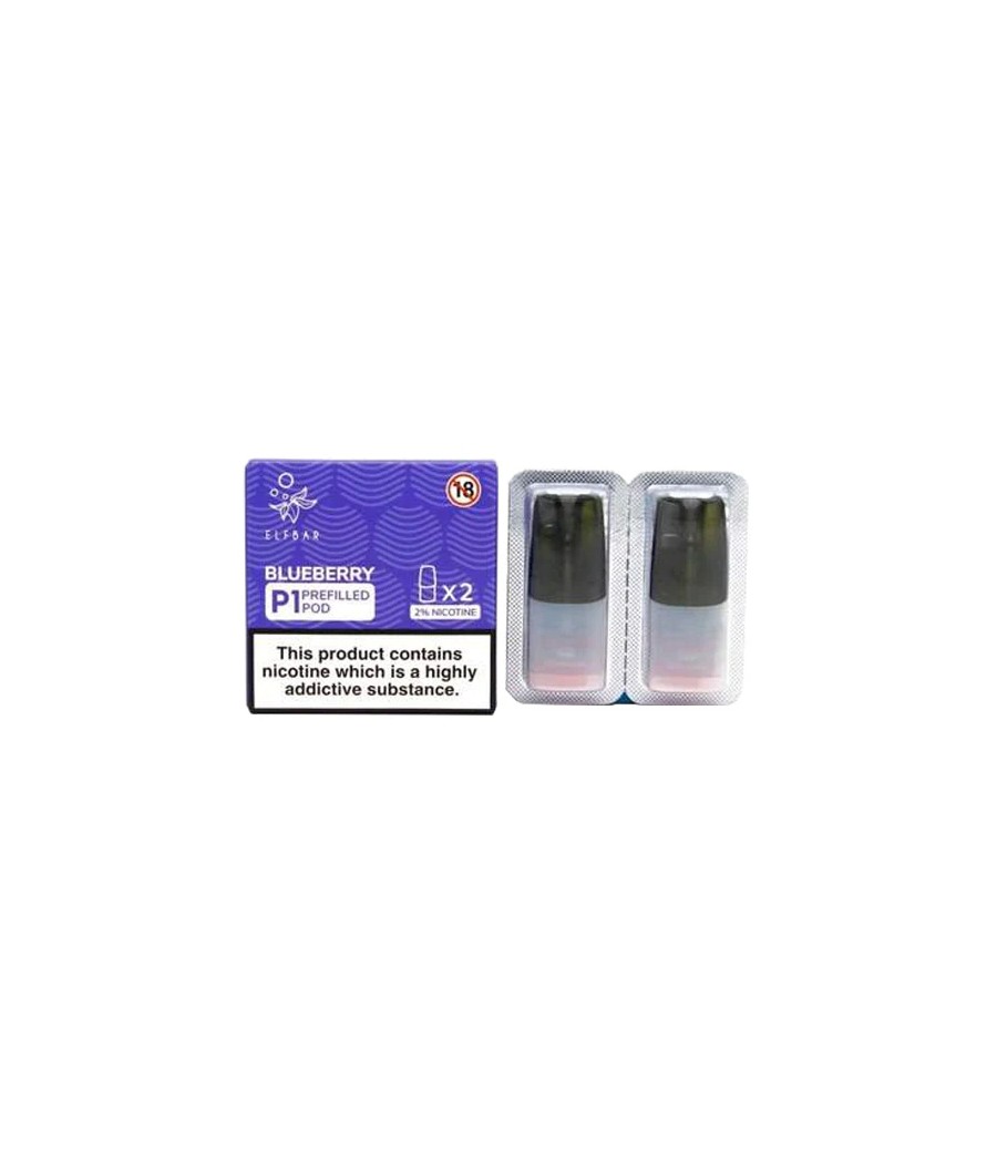 Elf Bar P1 Replacement 2ml Pods for ELF Mate 500