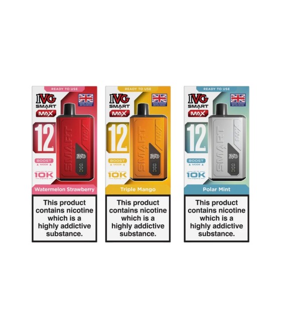 20mg IVG Smart Max Pod Vape Kit 10000 Puffs