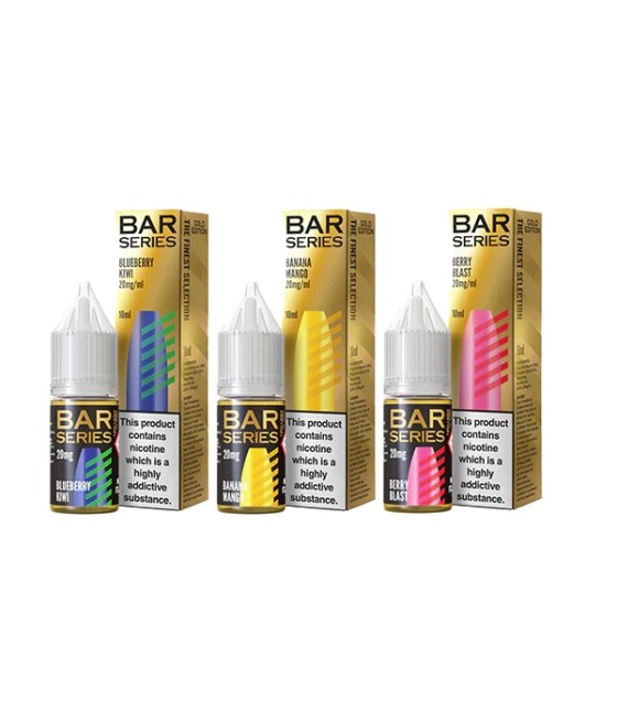 20mg Bar Series Gold Edition Nic Salt 10ml (50VG/50PG)
