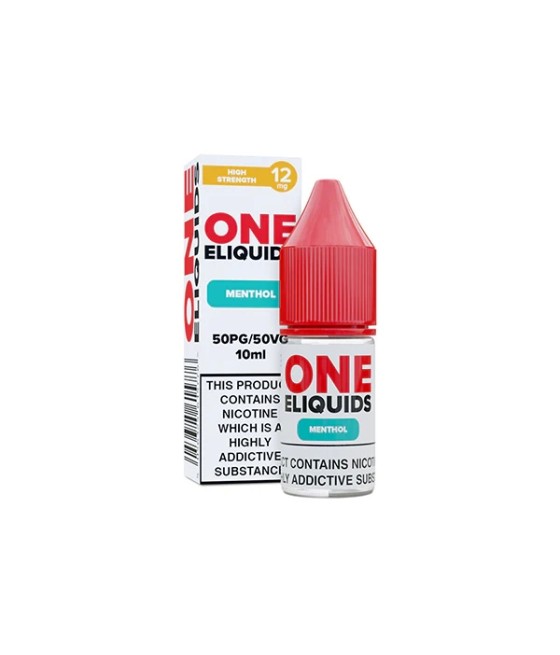 12mg One E-Liquids Flavoured Nicotine E-Liquid 10ml (50VG/50PG)