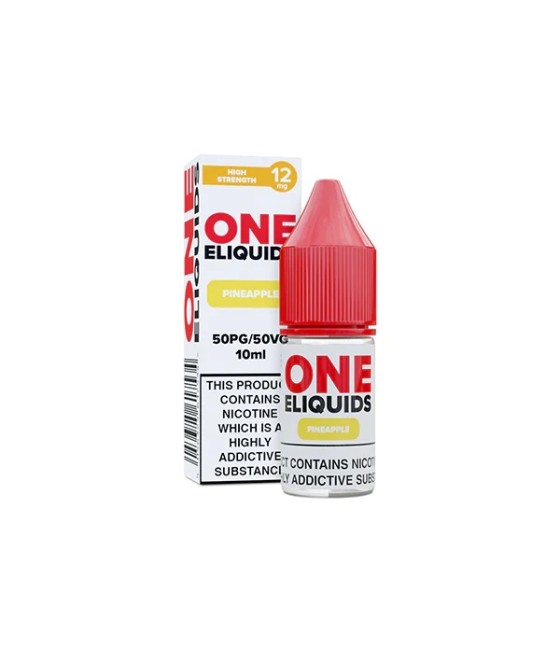 12mg One E-Liquids Flavoured Nicotine E-Liquid 10ml (50VG/50PG)