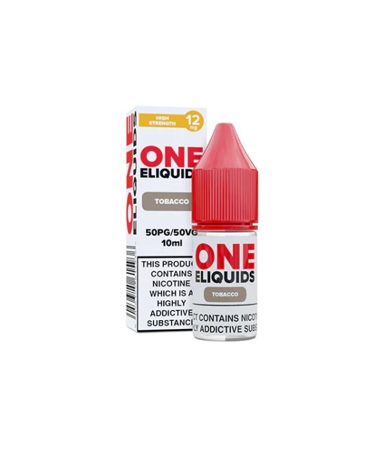 12mg One E-Liquids Flavoured Nicotine E-Liquid 10ml (50VG/50PG)