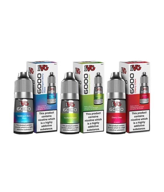 10mg I VG 6000 10ml Nic Salts (50VG/50PG)