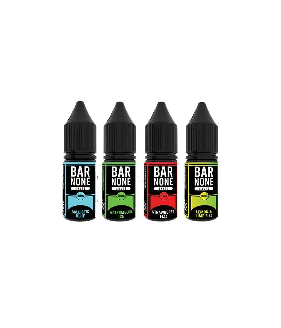10mg BAR NONE Nic Salts 2x10ml (50VG/50PG)