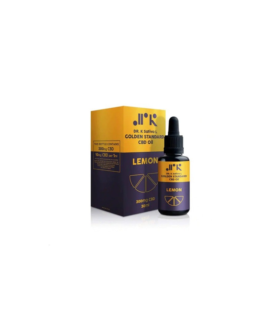 Buy Lemon Golden Standard 1000mg CBD Oil - 30ml | Dr K CBD