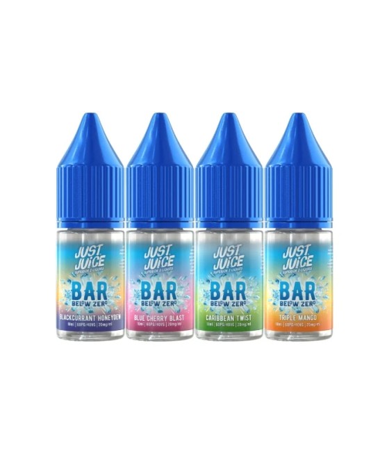 20mg Just Juice Bar Below Zero 10ml Nic Salt (40VG/60PG)