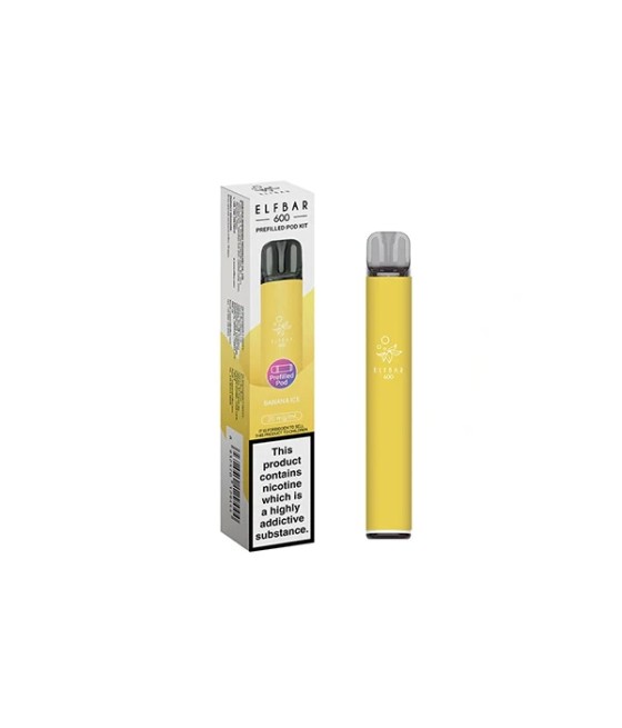 20mg Elf Bar 600 Prefilled Pod Vape Kit 600 Puffs