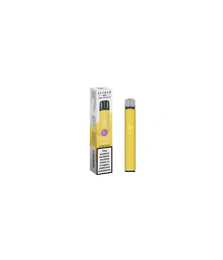 20mg Elf Bar 600 Prefilled Pod Vape Kit 600 Puffs