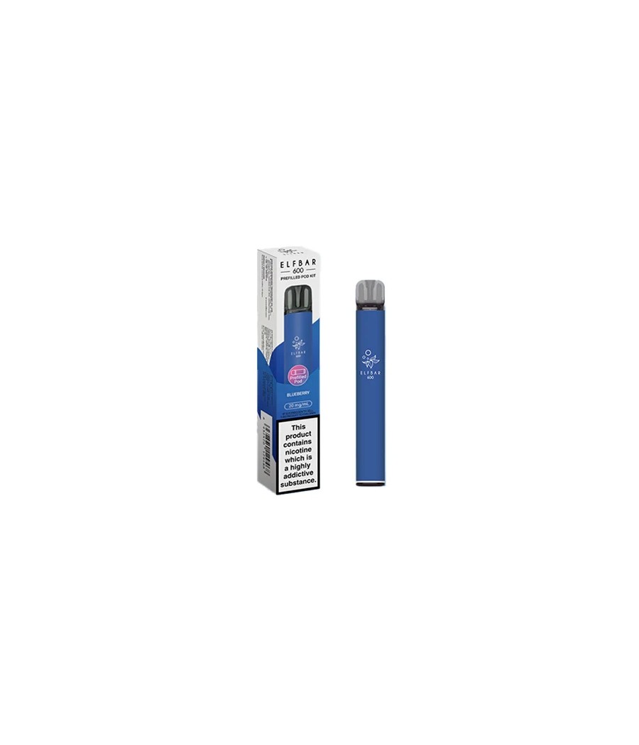 20mg Elf Bar 600 Prefilled Pod Vape Kit 600 Puffs