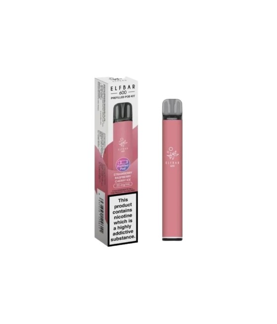 20mg Elf Bar 600 Prefilled Pod Vape Kit 600 Puffs