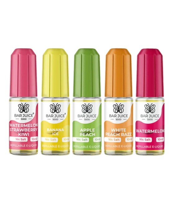 20mg Bar Juice 5000 Nic Salts 10ml (40VG/60PG)