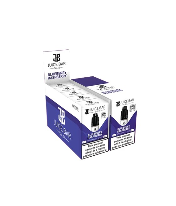20mg Juice Bar Salts 10ml Nic Salts - Pack Of 5 (50VG/50PG)