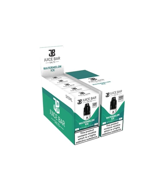 20mg Juice Bar Salts 10ml Nic Salts - Pack Of 5 (50VG/50PG)