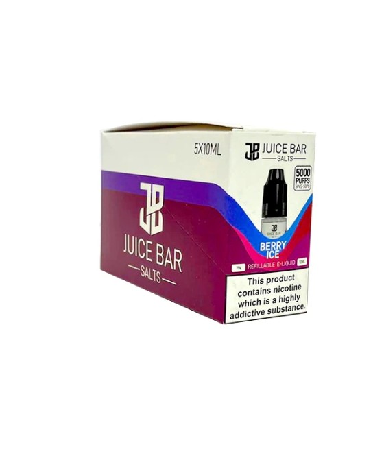 20mg Juice Bar Salts 10ml Nic Salts - Pack Of 5 (50VG/50PG)