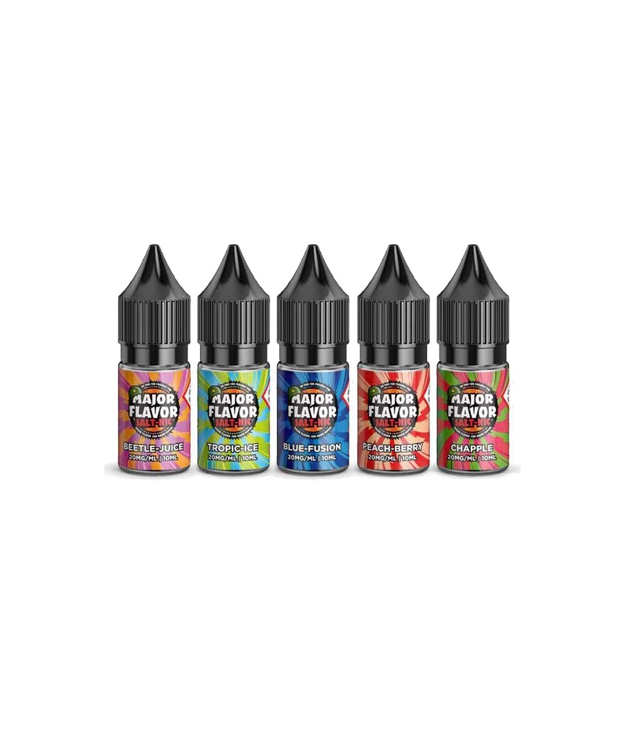 10mg Major Flavor Nic Salts 10ml (60VG/40PG)