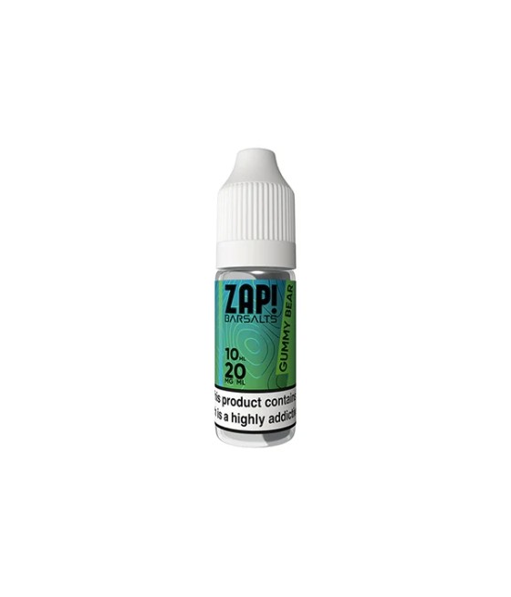 20mg ZAP! Bar Salts Nic Salt 10ml (50VG/50PG)