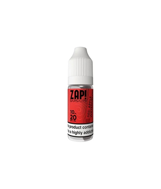 20mg ZAP! Bar Salts Nic Salt 10ml (50VG/50PG)