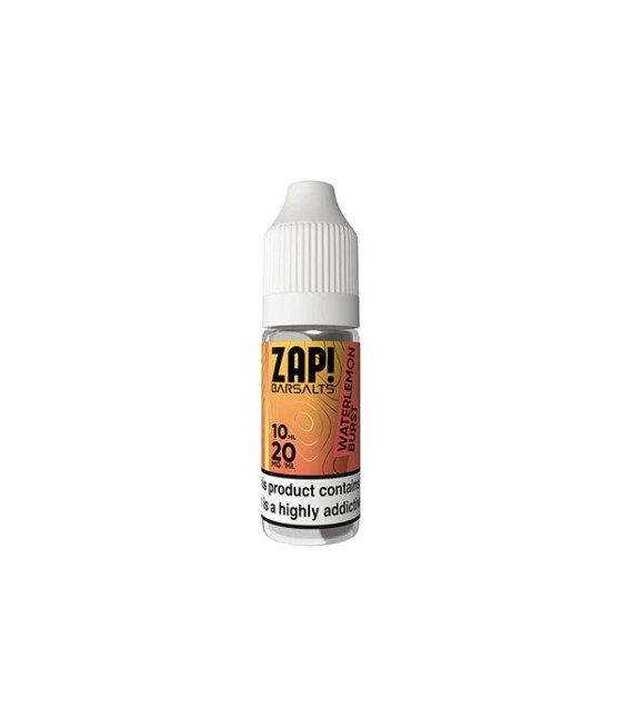 20mg ZAP! Bar Salts Nic Salt 10ml (50VG/50PG)