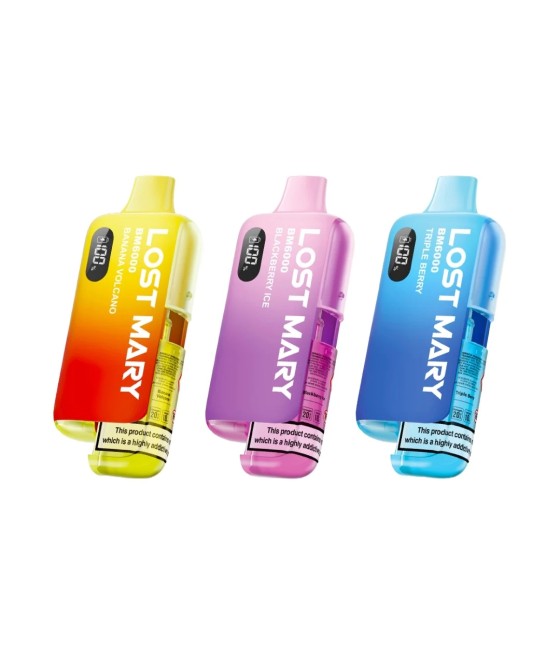 20mg LOST MARY BM6000 Refillable Pod Kit - 6000 Puffs
