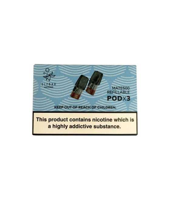 Elf Bar Mate 500 Replacement Refillable Pods 2ml