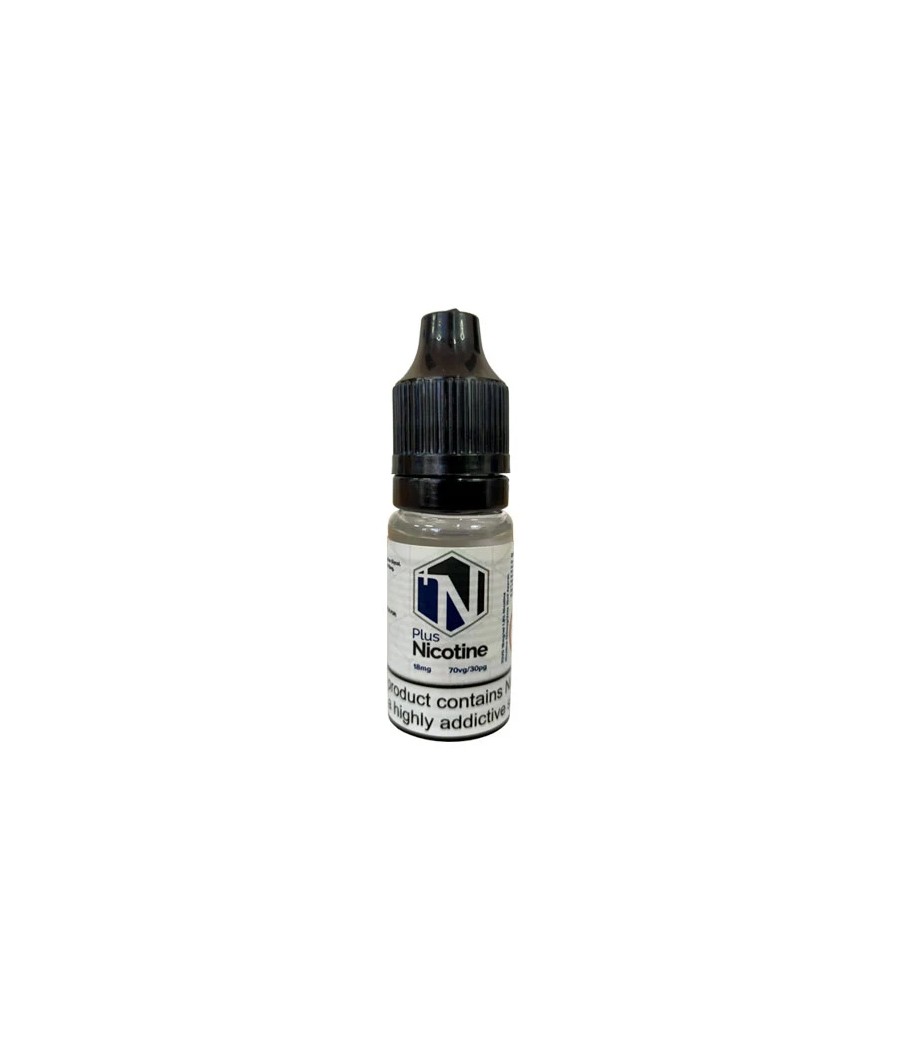 18mg Plus Nicotine Flavourless Nicotine Shot 10ml (70VG)