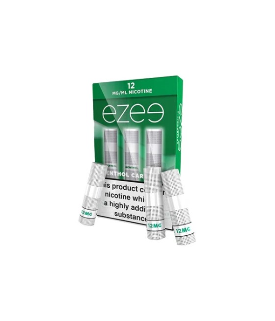 12mg Ezee E-cigarette Cartridges Menthol 1050 Puffs
