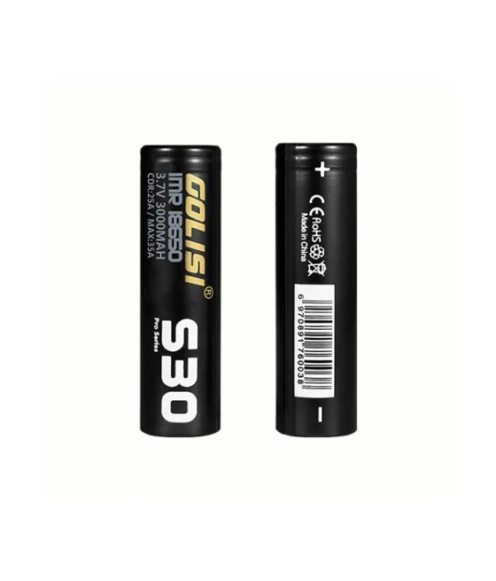 Golisi S30 18650 Battery 3000mAh 25A
