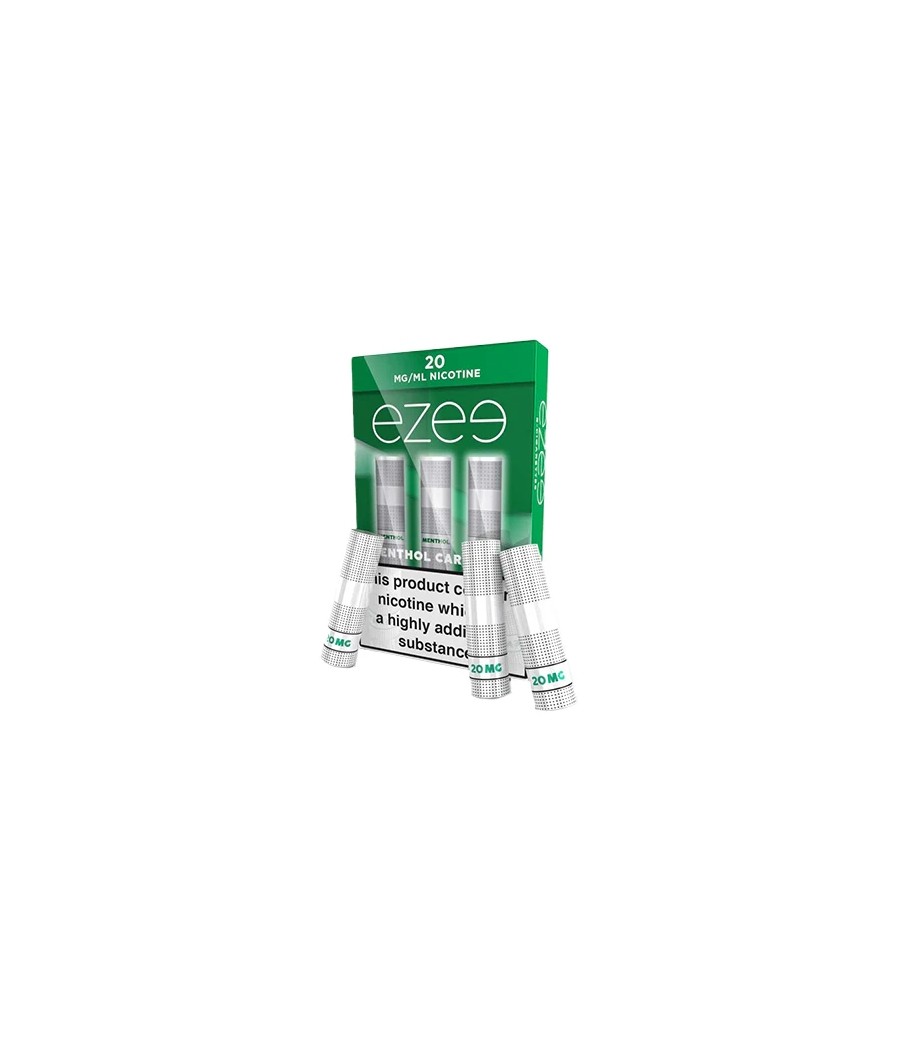 20mg Ezee E-cigarette Cartridges Menthol 1050 Puffs