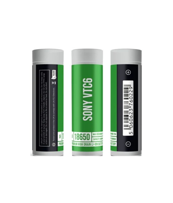 Sony Murata VTC6 18650 3000mAh Battery