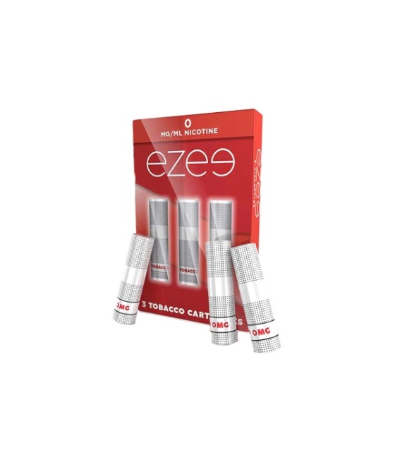 0mg Ezee E-cigarette Cartridges Tobacco 1050 Puffs
