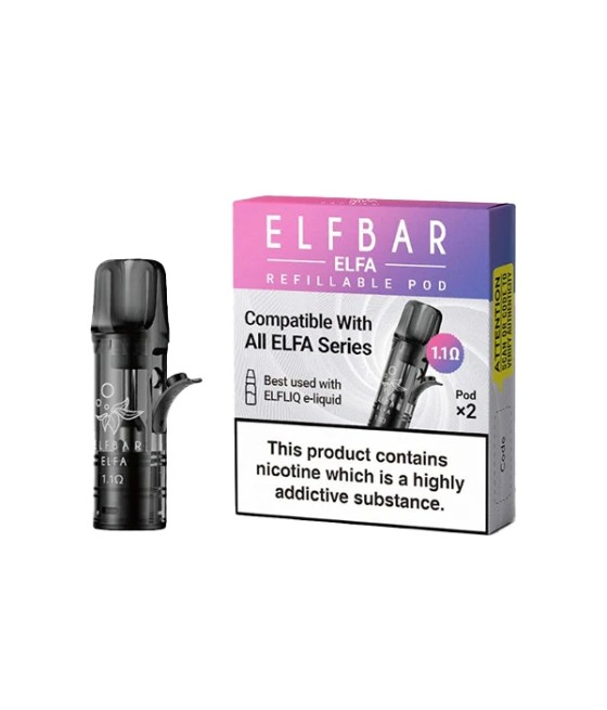 Elf Bar ELFA Empty Refillable Pods 2ml - 2 pcs