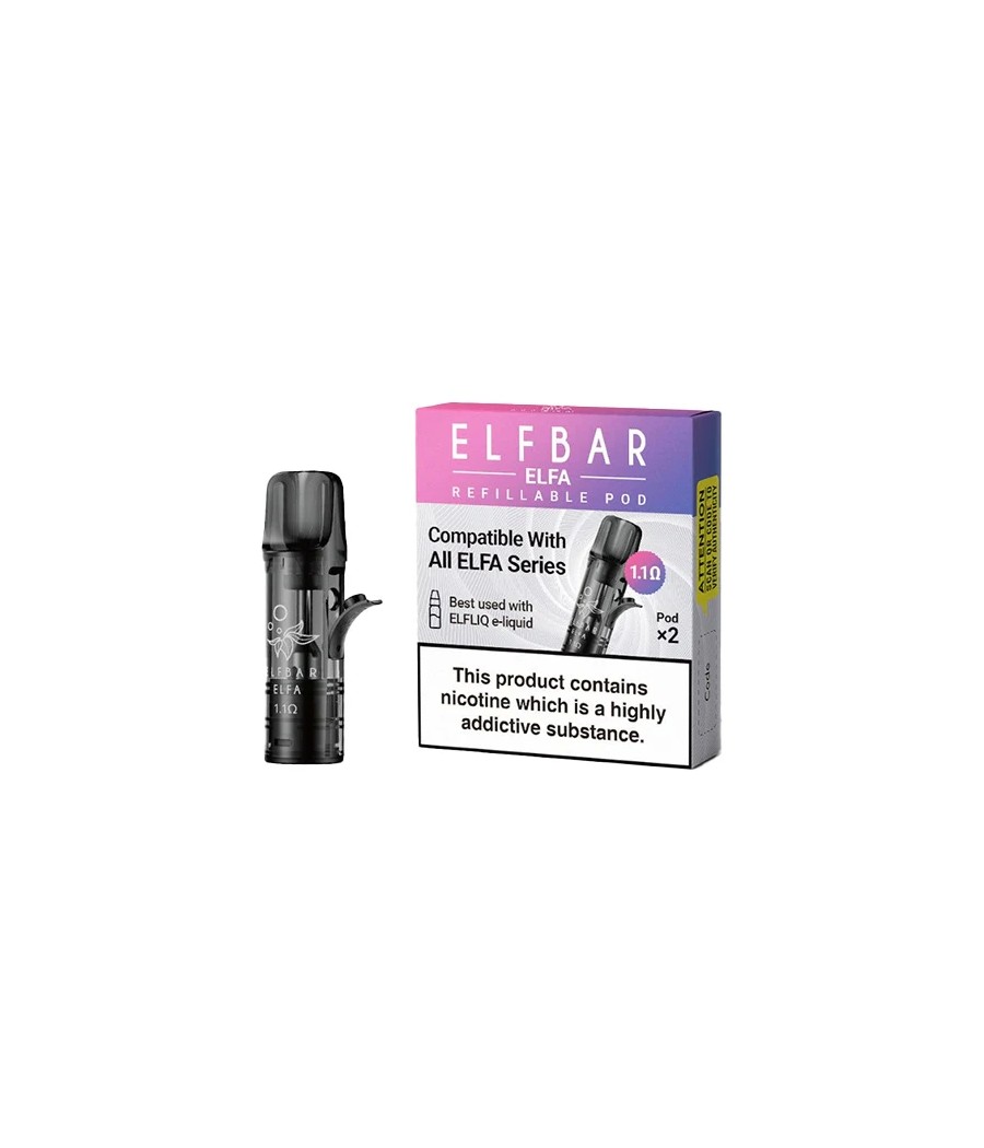 Elf Bar ELFA Empty Refillable Pods 2ml - 2 pcs